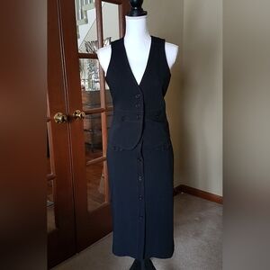 NEXT Black Buttonfront Skirt from London